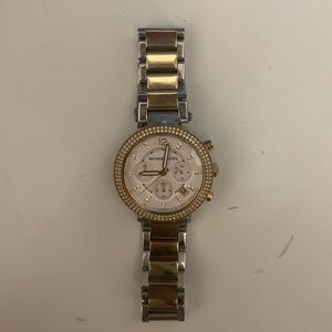Michael Kors Gold and Silver Watch